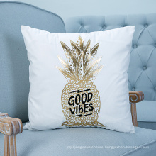 Throw Pillow Cover Gorgeous Gold Glitter Cute Metallic Decorative Pillow Case Home Decor Square 18 x 18 cm Pillowcase